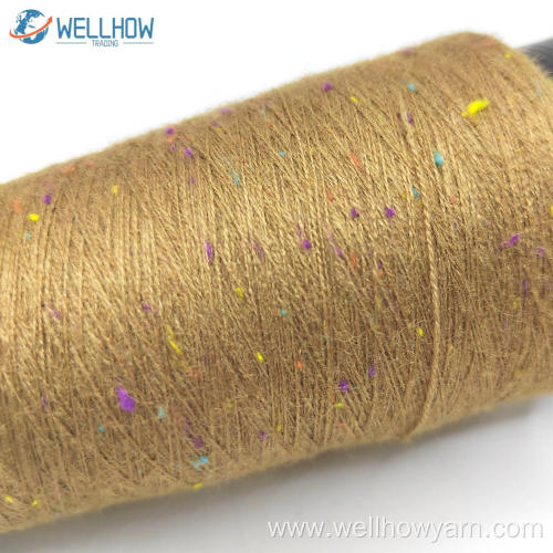 2/28S Viscose Nylon PBT Rabbit Core Spun Yarn